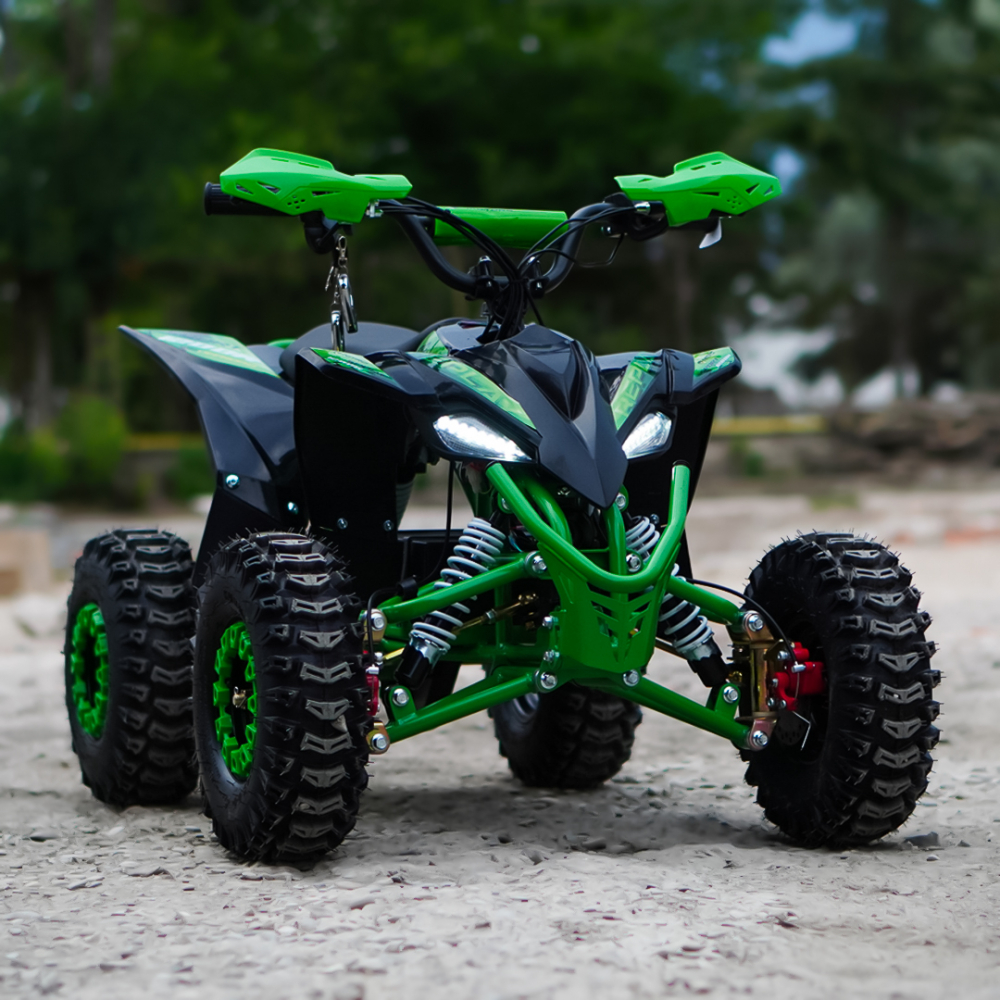ATV electric pentru copii NITRO Replay Sport 1200W 48V Snowy Tyre XL, Verde [2]