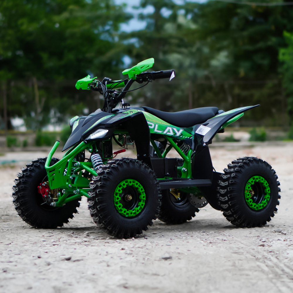 ATV electric pentru copii NITRO Replay Sport 1200W 48V Snowy Tyre XL, Verde [4]