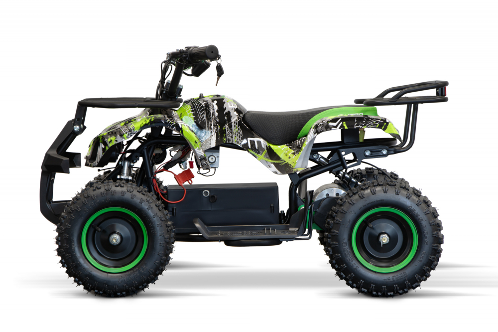 ATV electric pentru copii NITRO Torino Quad 1000W 36V 12Ah, culoare Verde [3]