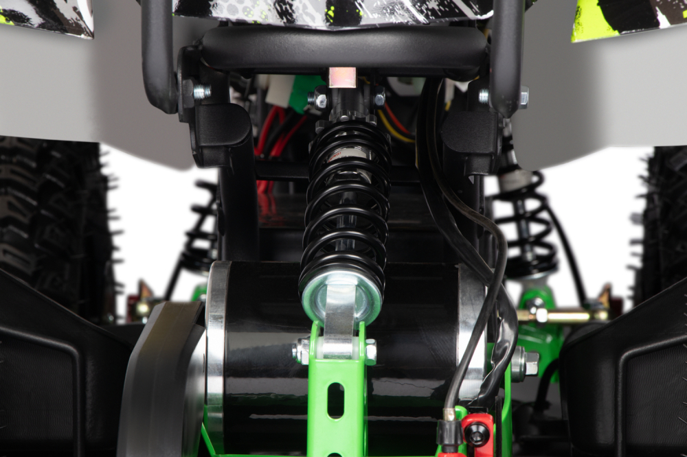 ATV electric pentru copii NITRO Torino Quad 1000W 36V 12Ah, Snowy tyres, grafiti green [10]