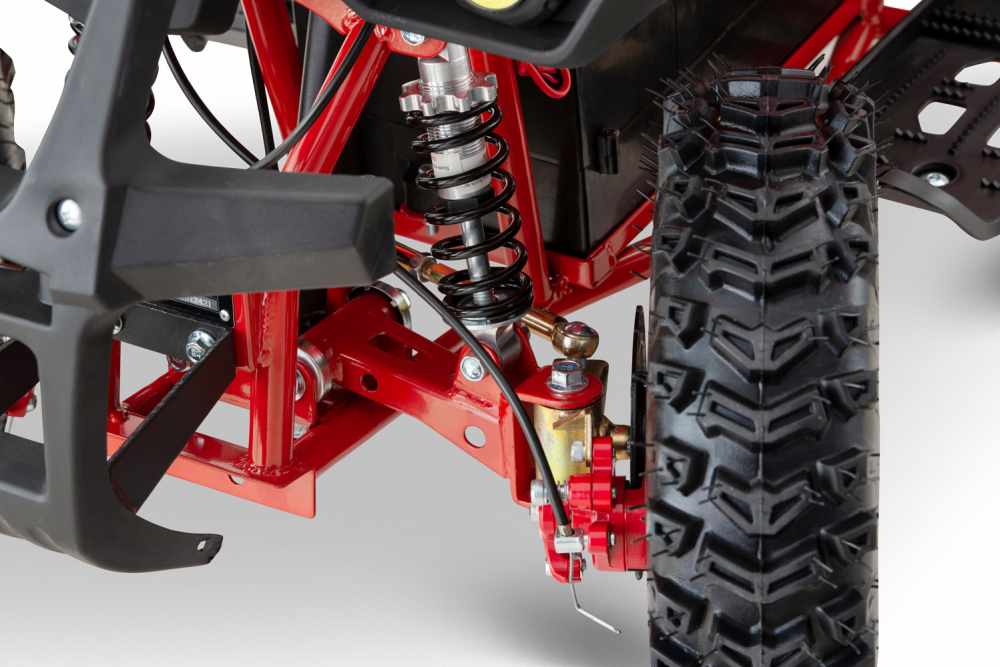 ATV electric pentru copii NITRO Dusty 1000W 36V Snowy tyres, culoare rosie [8]