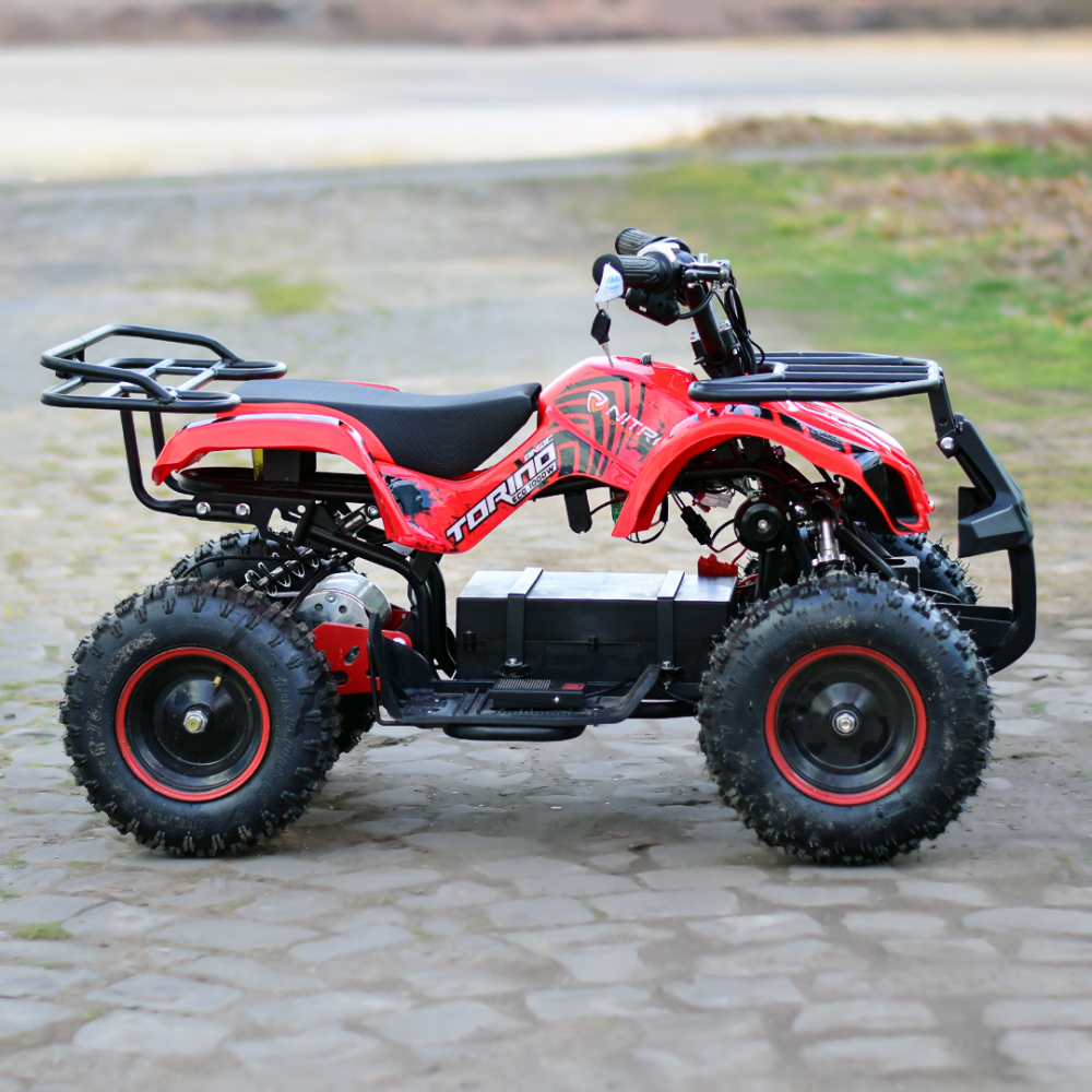 ATV electric pentru copii NITRO Torino Quad 1000W 36V, culoare Rosie [10]