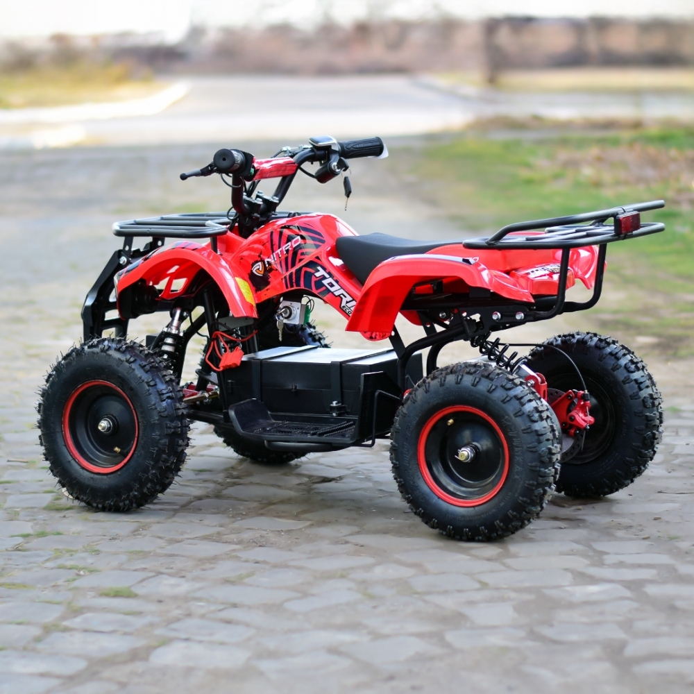 ATV electric pentru copii NITRO Torino Quad 1000W 36V, culoare Rosie [6]