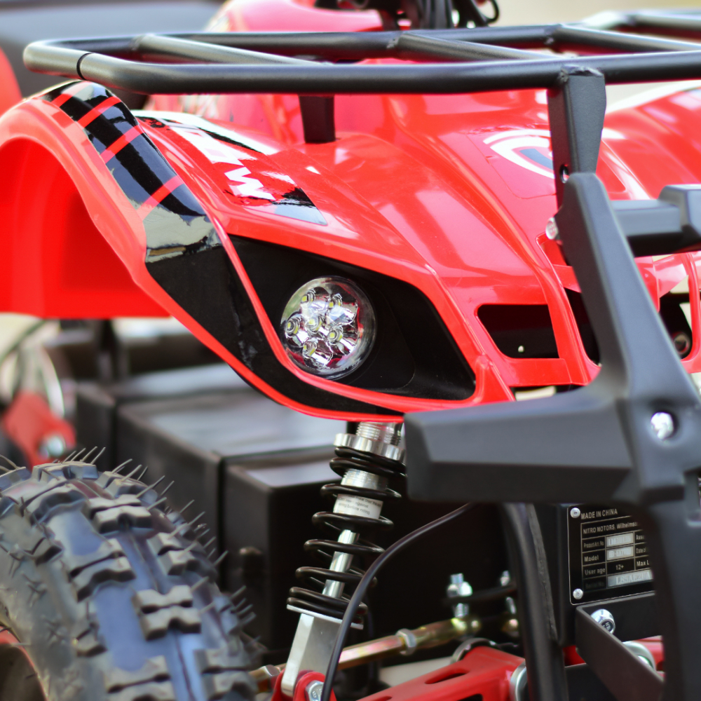 ATV electric pentru copii NITRO Torino Quad 1000W 36V, culoare Rosie [13]