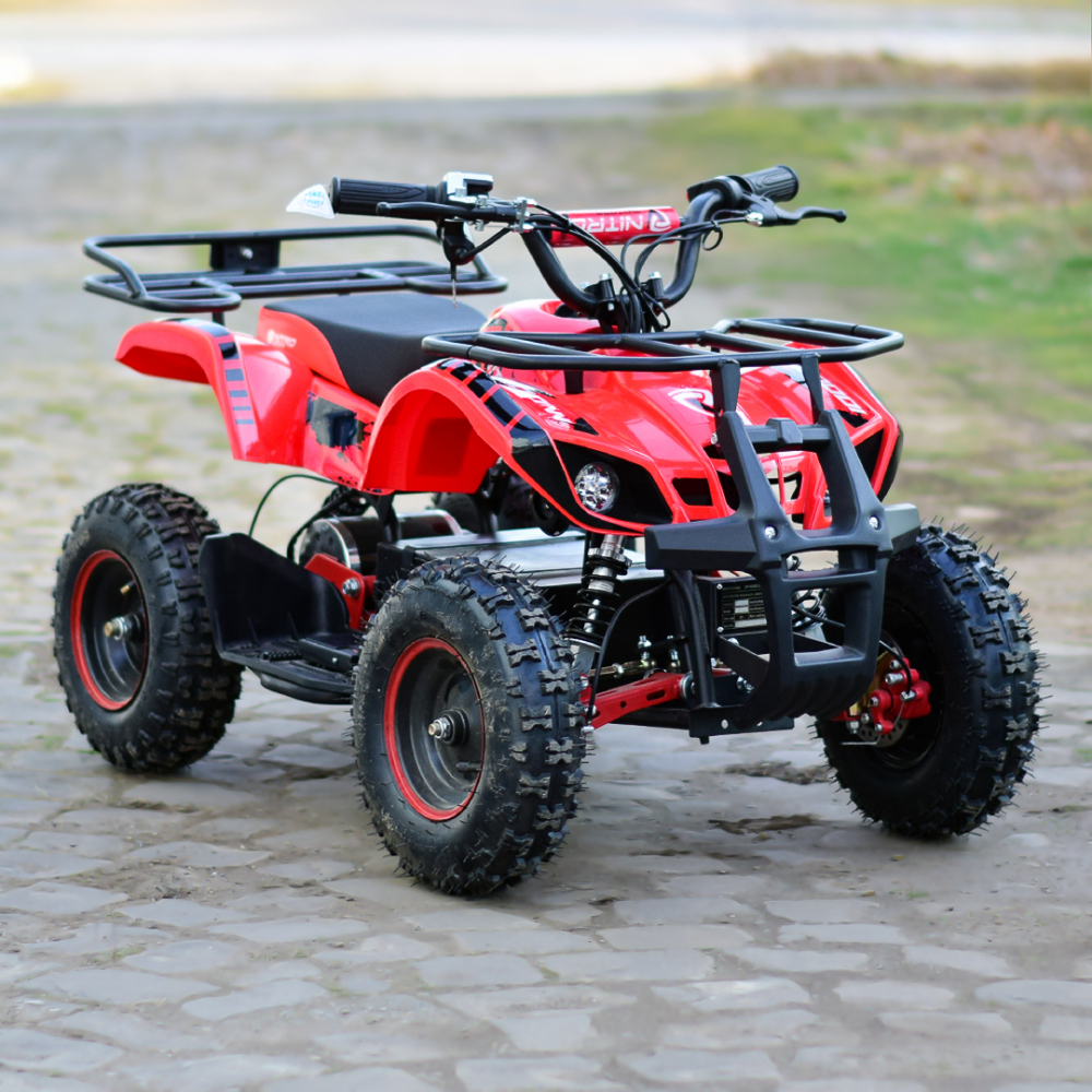 ATV electric pentru copii NITRO Torino Quad 1000W 36V, culoare Rosie [4]