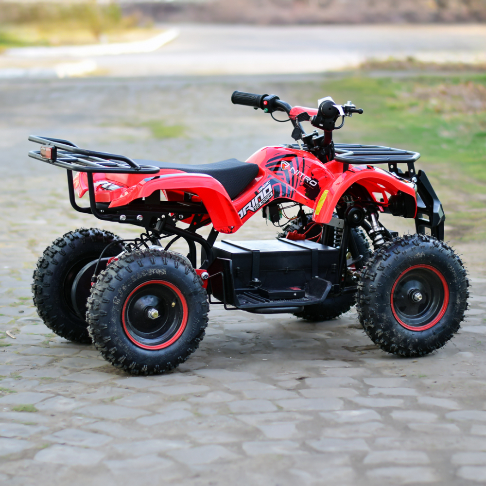 ATV electric pentru copii NITRO Torino Quad 1000W 36V, culoare Rosie [9]