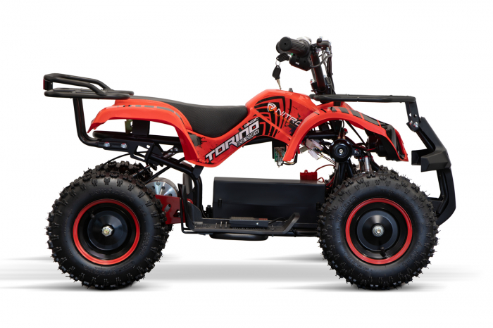 ATV electric pentru copii NITRO Torino Quad 1000W 36V, culoare Rosie [24]