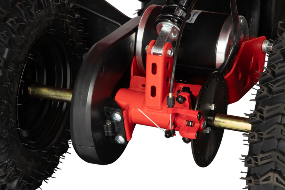 ATV electric pentru copii NITRO Torino Quad 1000W 36V, Snowy tyres, portocaliu [3]
