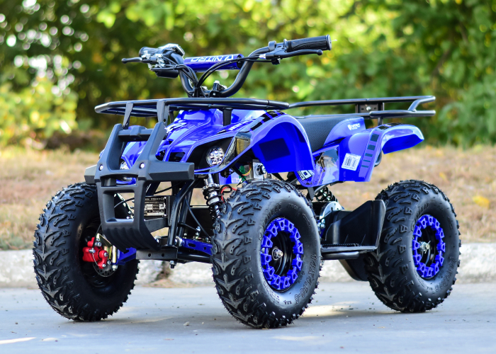 ATV electric pentru copii NITRO Torino Quad 1000W 48V Big Tyre, culoare Albastru [2]