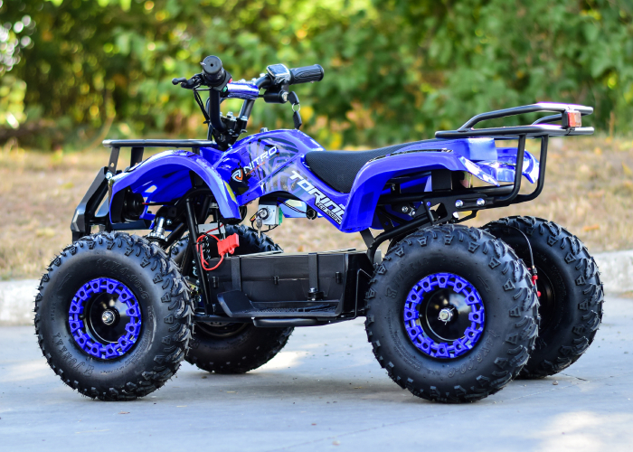 ATV electric pentru copii NITRO Torino Quad 1000W 48V Big Tyre, culoare Albastru [6]