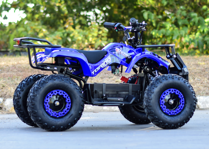 ATV electric pentru copii NITRO Torino Quad 1000W 48V Big Tyre, culoare Albastru [9]