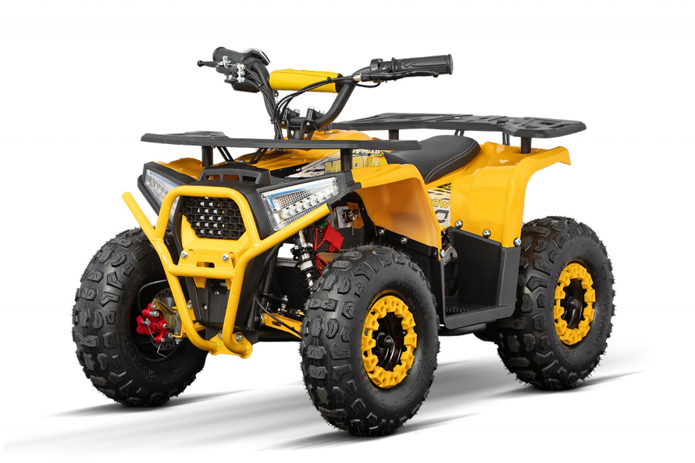ATV electric pentru copii NITRO Nerino 1000W 48V BTF Tire XL, Galben