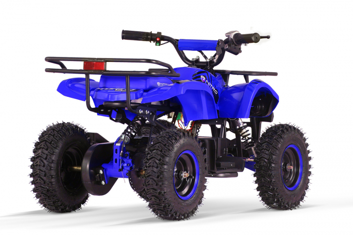 ATV electric pentru copii NITRO Torino Quad 1000W 48V cu anvelope 13x4.10-6, culoare Albastru [2]