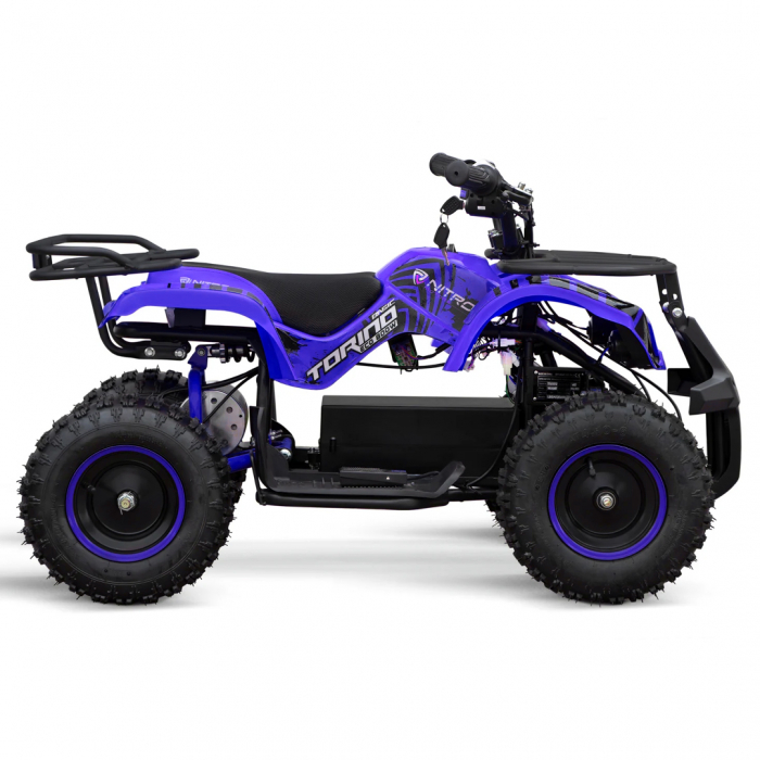 ATV electric pentru copii NITRO Torino Quad 1000W 48V, culoare Albastra [12]