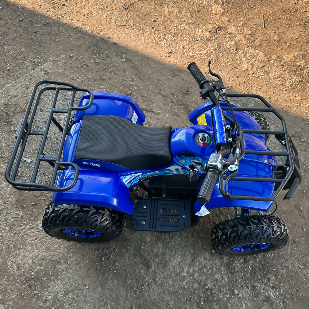 ATV electric pentru copii NITRO Torino Quad 1200W 48V Big Tyre, culoare Albastra [11]