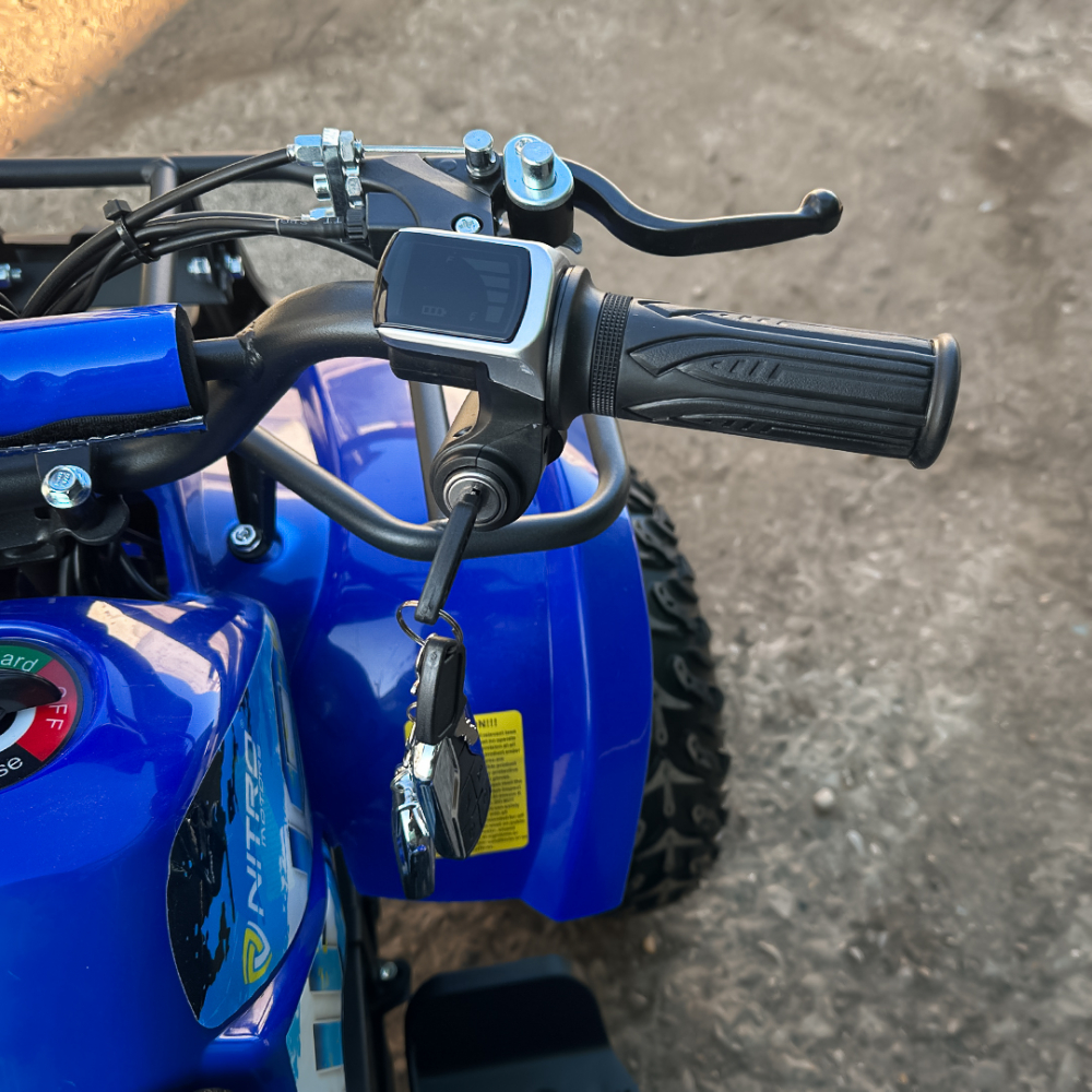 ATV electric pentru copii NITRO Torino Quad 1200W 48V Big Tyre, culoare Albastra [16]