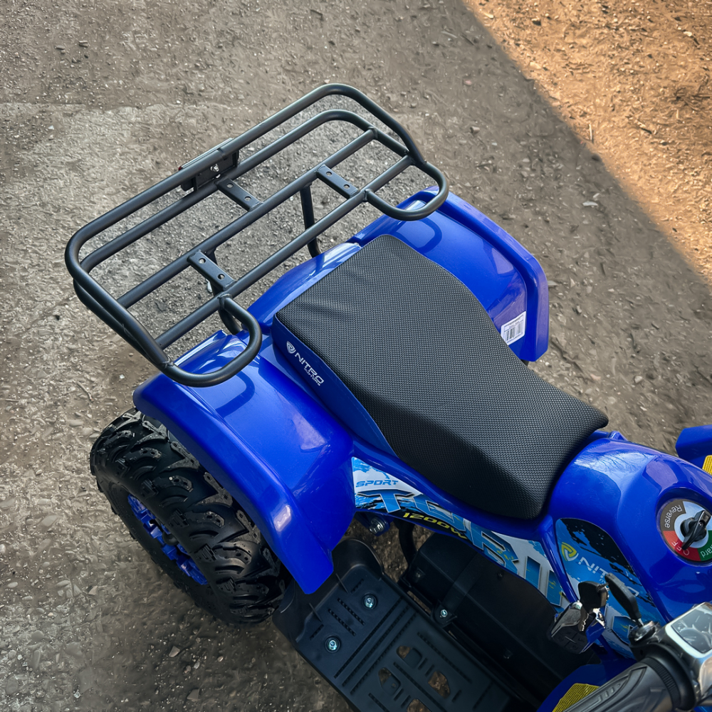ATV electric pentru copii NITRO Torino Quad 1200W 48V Big Tyre, culoare Albastra [13]