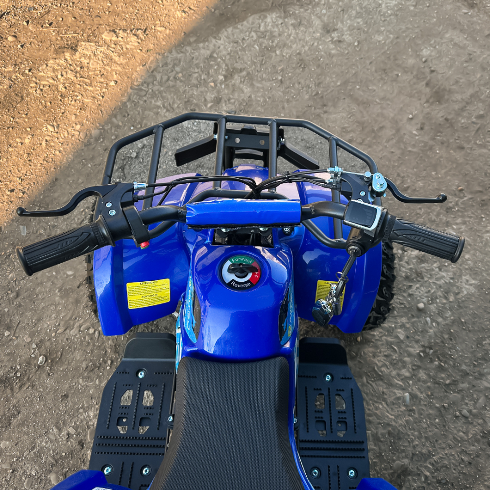 ATV electric pentru copii NITRO Torino Quad 1200W 48V Big Tyre, culoare Albastra [15]