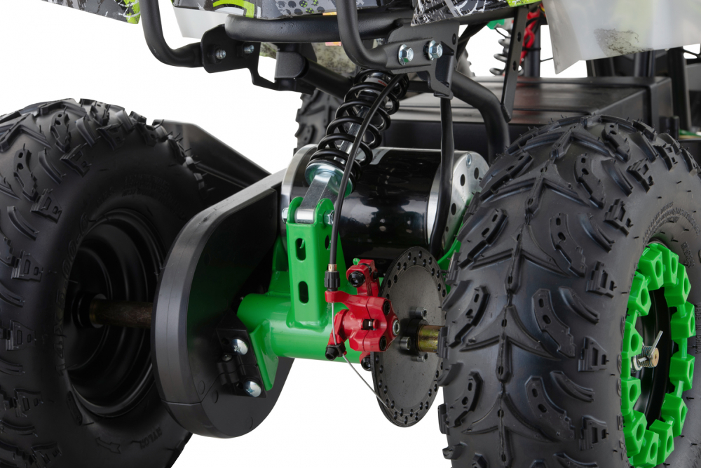 ATV electric pentru copii NITRO Torino Quad 1200W 48V Big Tyre, culoare Green Grafiti [12]