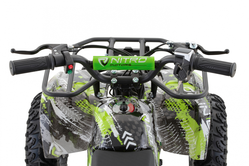 ATV electric pentru copii NITRO Torino Quad 1200W 48V Big Tyre, culoare Green Grafiti [9]