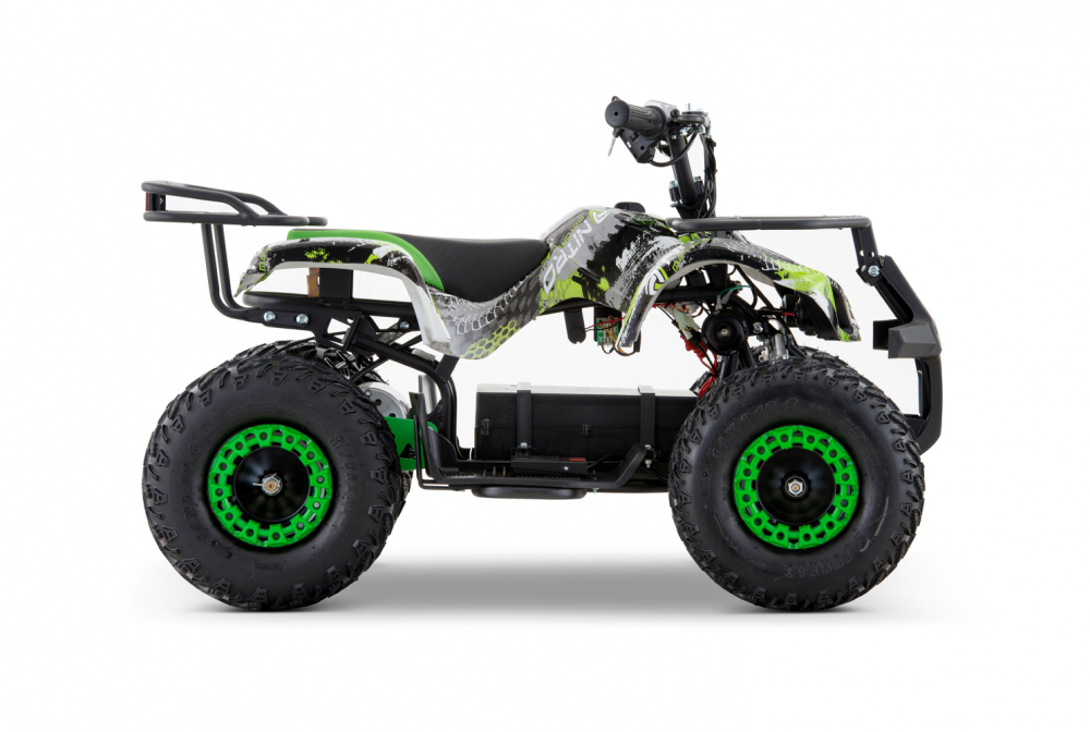 ATV electric pentru copii NITRO Torino Quad 1200W 48V Big Tyre, culoare Green Grafiti [4]