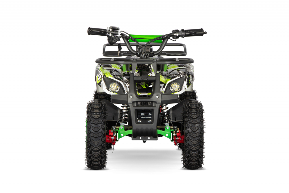ATV electric pentru copii NITRO Torino Quad 1200W 48V snowy tyres, Green Grafiti [6]