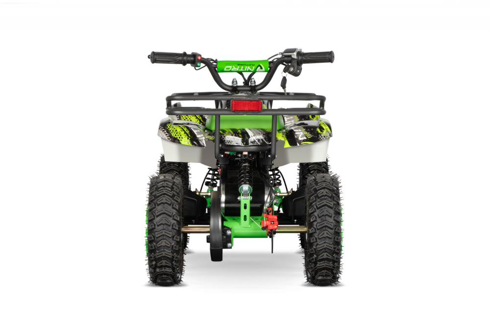 ATV electric pentru copii NITRO Torino Quad 1200W 48V snowy tyres, Green Grafiti [7]
