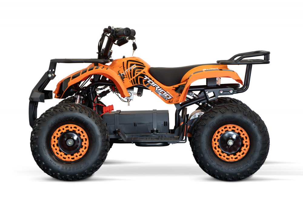 ATV electric pentru copii NITRO Torino Quad 1200W 48V Big Tyre, culoare Portocaliu [2]