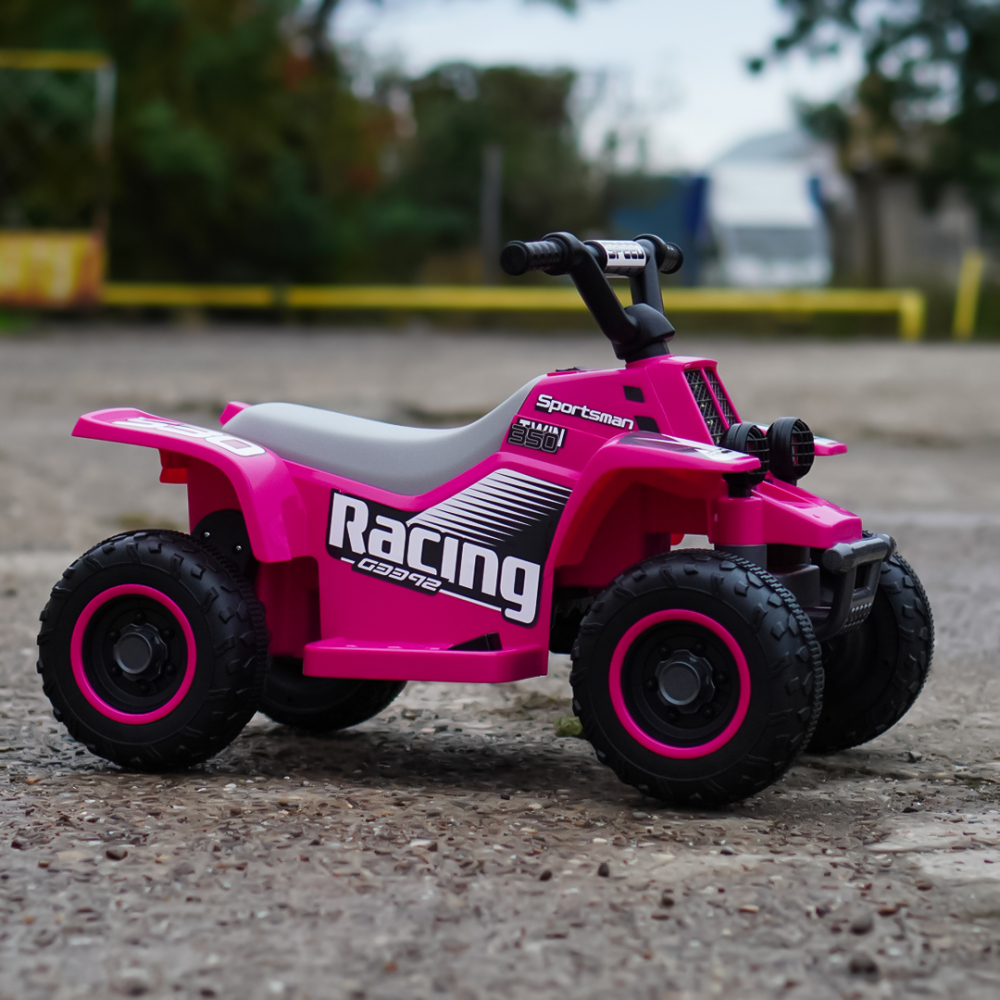 ATV electric pentru fetite, Kinderauto CUBA 35W 6V cu telecomanda inclusa, Rose [9]