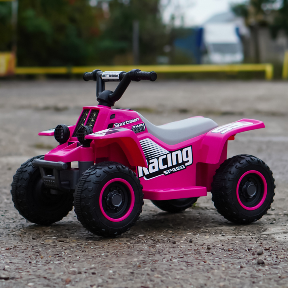 ATV electric pentru fetite, Kinderauto CUBA 35W 6V cu telecomanda inclusa, Rose [4]