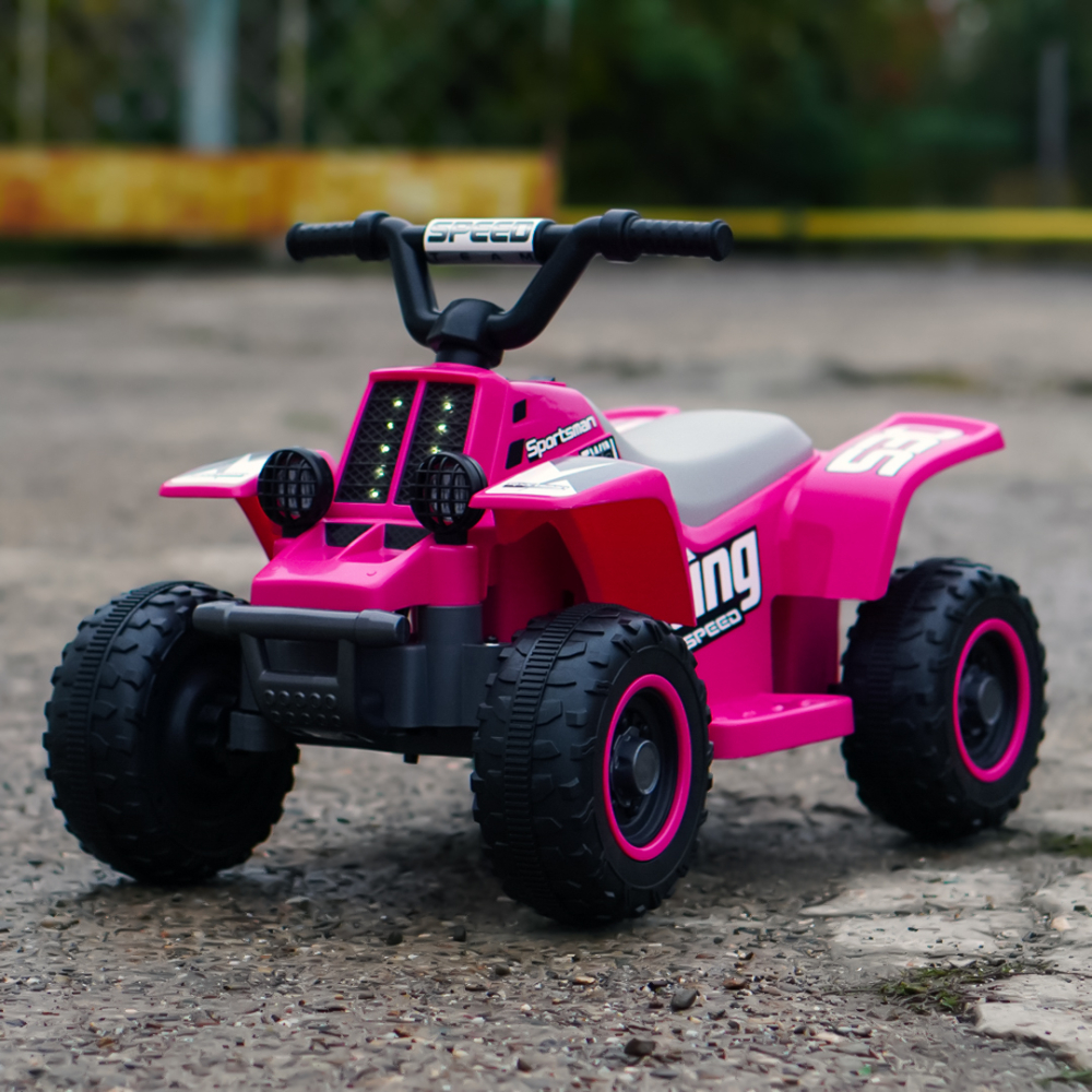 ATV electric pentru fetite, Kinderauto CUBA 35W 6V cu telecomanda inclusa, Rose [3]