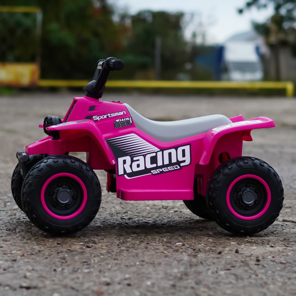 ATV electric pentru fetite, Kinderauto CUBA 35W 6V cu telecomanda inclusa, Rose [5]
