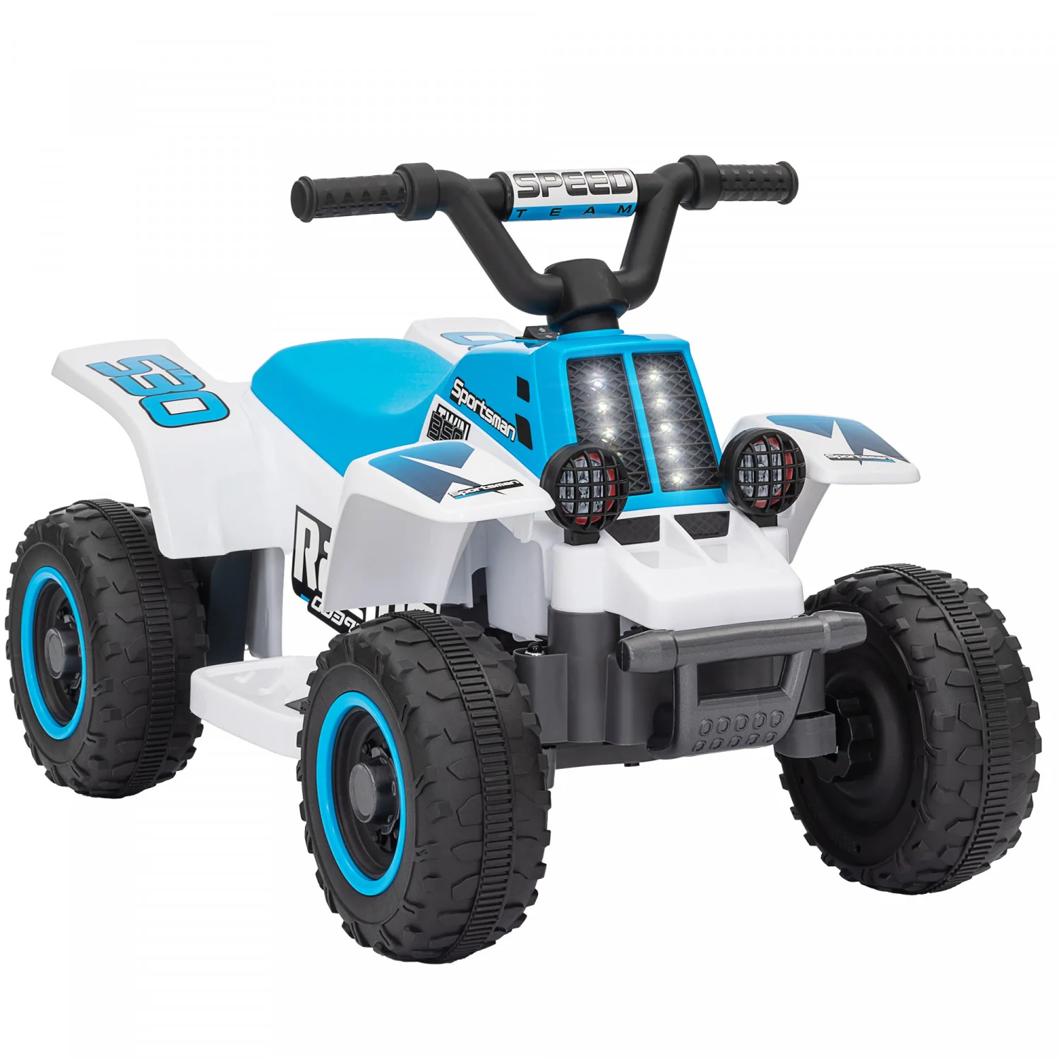 ATV electric pentru copii, Kinderauto CUBA 35W 6V cu telecomanda inclusa, albastru [2]