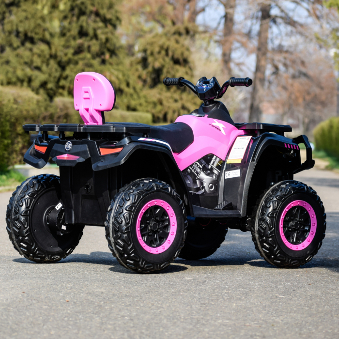 ATV electric pentru fetite Kinderauto XT-Speed 180W 24V Premium, culoare Roz [5]