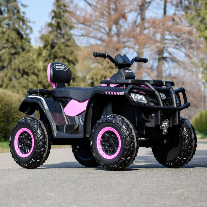 ATV electric pentru fetite Kinderauto XT-Speed 180W 24V Premium, culoare Roz [3]