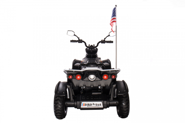 ATV Electric pentru copii Dooma BJ268A 90W 12V cu ROTI MOI #Alb [4]