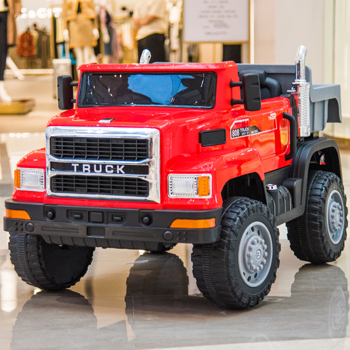 Kinderauto 4WD Truck 180W, 12V premium, culoare rosie [2]