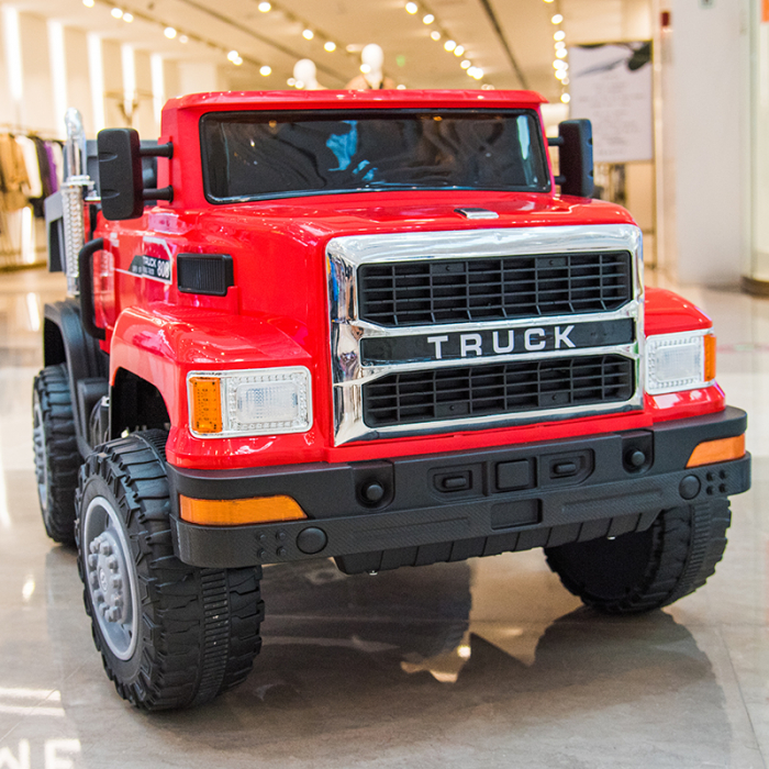 Kinderauto 4WD Truck 180W, 12V premium, culoare rosie [4]