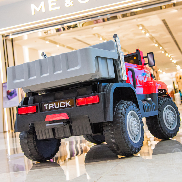 Kinderauto 4WD Truck 180W, 12V premium, culoare rosie [5]