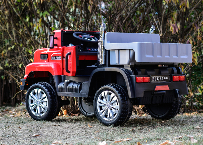 Kinderauto 4WD Truck 180W, 12V premium, culoare rosie [18]