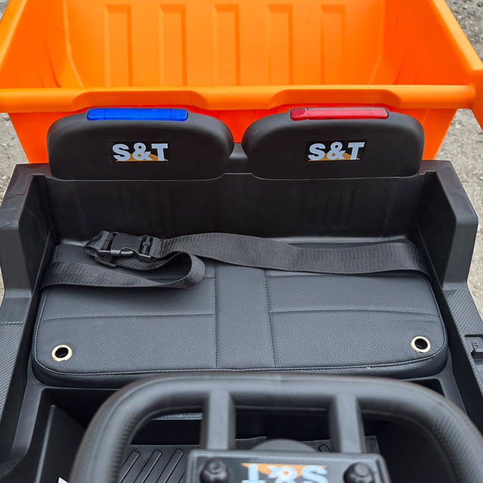 Basculanta electrica pentru 2 copii, Kinderauto BJDQ818 120W 12V 10Ah PREMIUM, culoare Galbena [17]