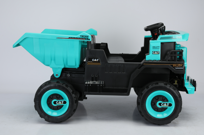 Basculanta electrica pentru 2 copii, Kinderauto BJDQ818 120W 12V 10Ah PREMIUM, culoare Turquoise [3]