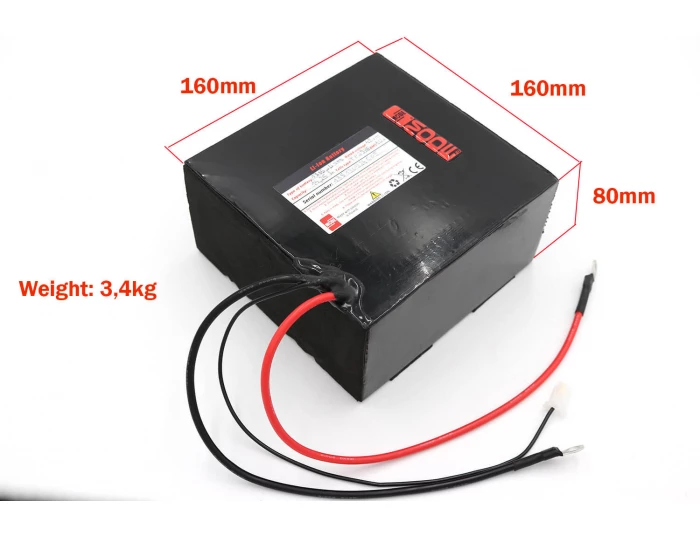 Baterie Li-ion 48V 14,5Ah pentru motocicletă electrică Dirt Bike Serval 1200W 48V de la Nitro Motors [5]