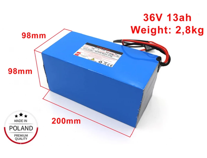 Baterie 36V 13Ah Litiu-Ion pentru Dirt Bikes Electrice, Pocket Bikes [3]