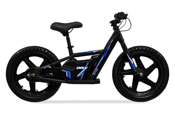 Bicicleta electrica fara pedale, Nitro Bike DIKY 180W 24V Lithium , Roti 16 inch, Albastru [10]