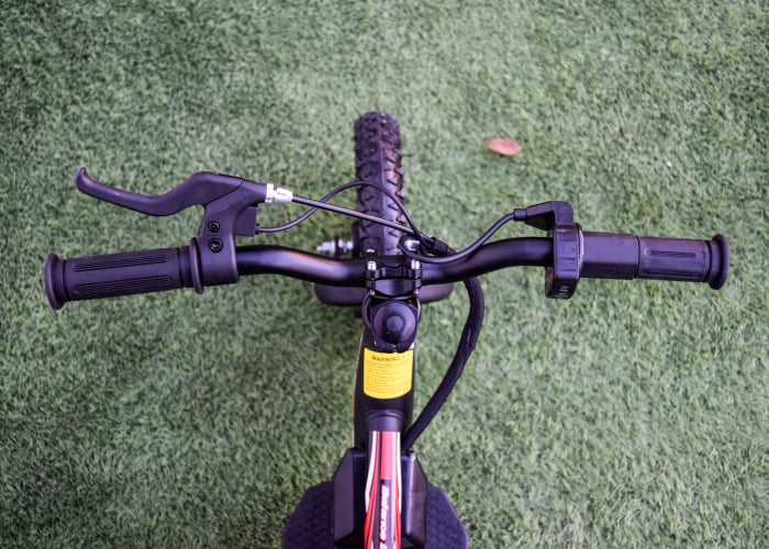 Bicicleta electrica fara pedale, Nitro Bike DIKY 180W 24V Lithium , Roti 12 inch, Rosu [5]