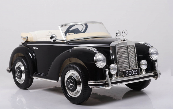 Mercedes 300S OldTimer, negru pentru copii 2-6 ani [8]