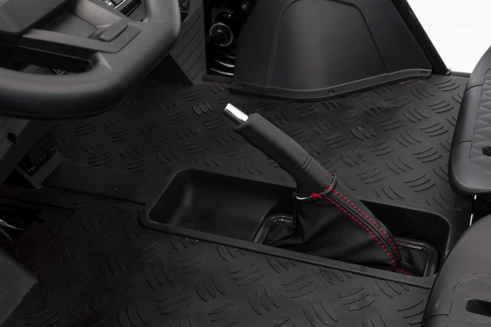 Buggy electric pentru 2 copii, Kinderauto General, 800W 48V 20Ah, roti gonflabile,  music player, negru [12]