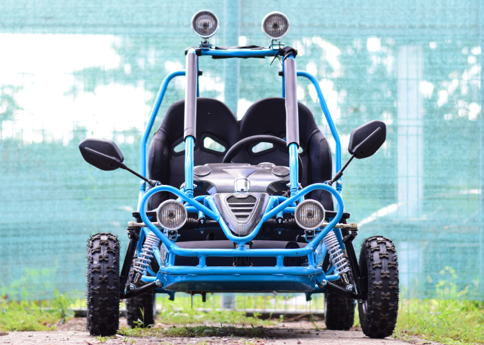 Kart electric pentru 2 copii NITRO Buggy 450W albastru [3]