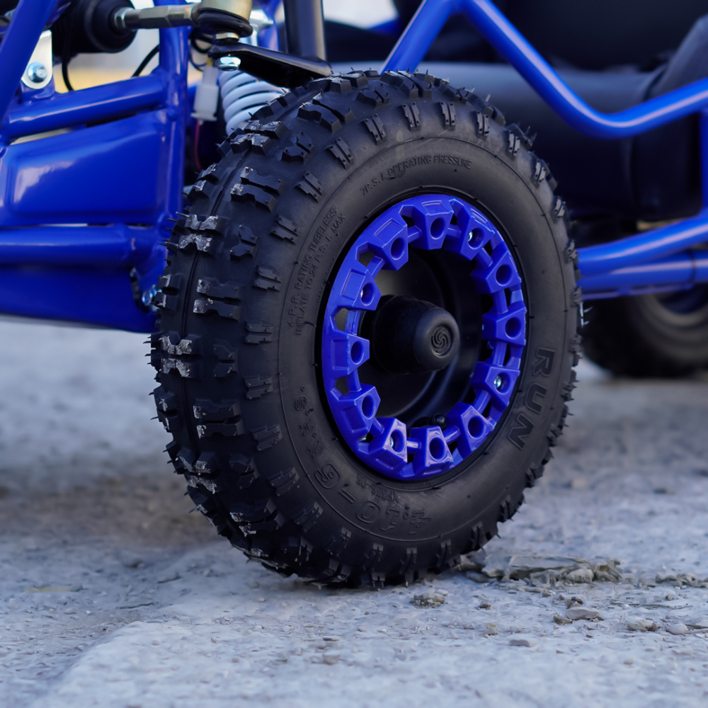 Buggy electric pentru 2 copii NITRO Gokart Hunt 650W 36V 20Ah, culoare albastra [13]